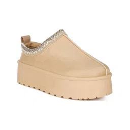 London Rag Embroidered Platform Classic Slip-On Casual Shoes-picture-12