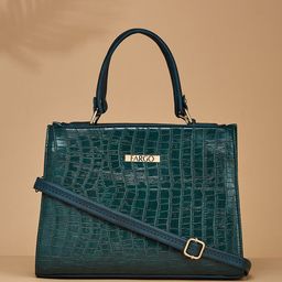 FARGO Textured PU Structured Handheld Bag with Quilted-17