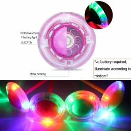 iris Skip Ball, Jump Ropes, Ankle Skip One-Legged Pink Jumping Ring image 4