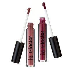 L Factor Cosmetics Set Of 2 Sultry Passion Vegan Liquid Lipstick - Warm Hugs + Killing-48