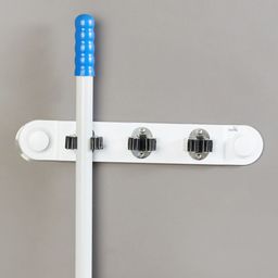 Home Centre Orion Suction 3-Clip Polypropylene Mop Holder-27