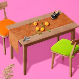 ArtzFolio Rust Colored Digital Printed Table Runner image 1