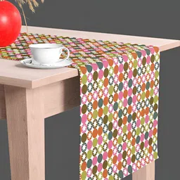 ArtzFolio Printed Rectangular Velvet Table Runner image 2