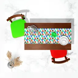 ArtzFolio Geometric Printed Table Runner image 2