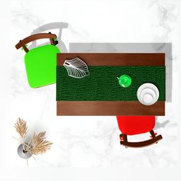 ArtzFolio Green Printed Table Runner image 3
