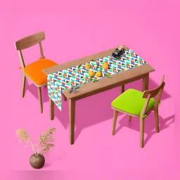 ArtzFolio Geometric Printed Table Runner image 3