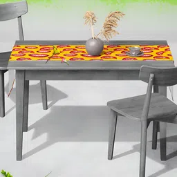ArtzFolio Yellow & Red Digital Printed Table Runner image 4