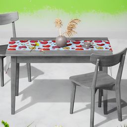 ArtzFolio Red & Blue Printed Table Runner image 4