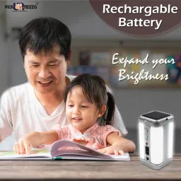 make ur wish Home Solar Emergency Lantern Lamp 4 Side Tube with Extra Bright Light Torch image 5