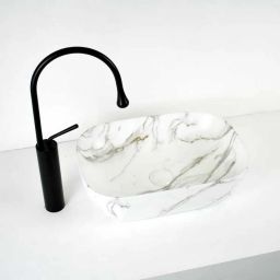 Premium Designer Ceramic Wash Counter top (Glossy) 18x13x5 inch 103 fph Table Top Basin-image-92