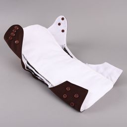 Babyhug Free Size Reusable Cloth Diaper With Insert - Brown image 3