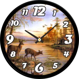Analog 28 cm X 28 cm Wall Clock-image-7