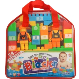 Building Blocks Educational Toys for Kids, Learning Blocks for Kids with Cartoon Figures-image-21