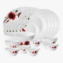 Pack of 27 Opalware R.Carnation Dinner Set-22