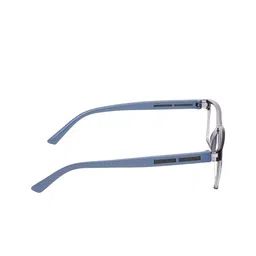 GARTH Unisex Clear Lens & Black Square Sunglasses with UV Protected Lens AERO SQR GREY_GRT image 5