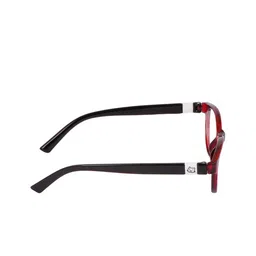 OPTIFY Unisex Clear Lens & Red Cateye Sunglasses with UV Protected Lens image 4