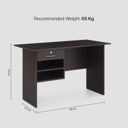 green soul Rhine Multipurpose Writing/Computer/Office Table|Ideal Desk for Home & Office Engineered Wood Study Table image 4