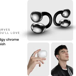 noise Air clips with Dual Device Pairing, 40 Hours of Playtime with AirWave Technology Bluetooth Headset image 4