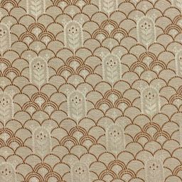 Ariana Green & Brown Set of 2 Geometric Window Curtain image 4