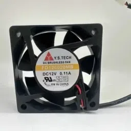 Enormity Y.S TECH FD126020MB Axial Fan 12V-0.11A DC Brushless Air Cooling Fan 6020mm 2Pin Cooler-image-89
