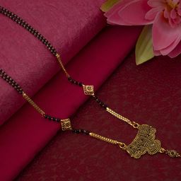 Ramdev Art Fashion Jwellery Brass Gold Plated Mangalsutra-image-56