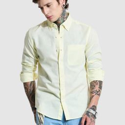 Snitch Men Smart Slim Fit Button-Down Collar Solid Casual Shirt-image-76