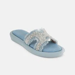 DressBerry Textured Party Platform Sandals-20