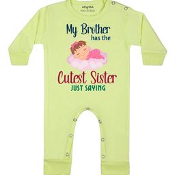 Arvesa Cutest Sister Printed Bodysuit-image-54