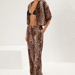 Trendyol Printed Shirt With Trousers Co-Ords-picture-46