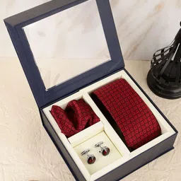 Alvaro Castagnino Men Accessory Gift Set Tie, Cufflinks, Pocket Square-picture-31