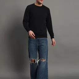 RISS Men Round Neck Long Sleeves Sweatshirt-picture-23