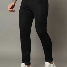 LINARIA Men Classic Slash Knee Stretchable Jeans-image-4