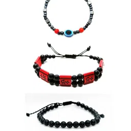 Dynamic Retail Global Set of 3 Men Cuff Bracelet-3