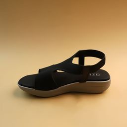 Ozuri Suede Wedge Sandals with Laser Cuts image 2
