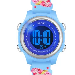SWADESI STUFF Unisex Kids Dial & Straps Digital Multi Function Automatic Watch SDS 160 BLUE image 5