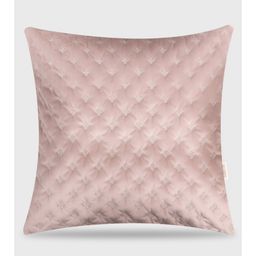 Mirooh Aayat Peach-Colored Quilted Velvet Pre-Filled Cushion-image-57