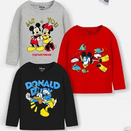 Disney By Miss and Chief Boys 3 Printed Applique T-shirt-picture-57