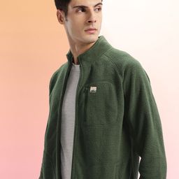 HRX by Hrithik Roshan Mock Collar Fleece Outdoor Sweatshirt-picture-21