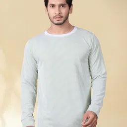 Divra Clothing Men Striped T-shirt-image-36