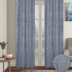 Myntra Elegant Homes Grey 2 Pieces Velvet Regular Long Door Curtain-image-42