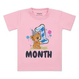 Arvesa Kids Typography Printed Applique T-shirt-picture-0