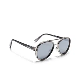 Voyage Unisex Aviator Sunglasses Silver & Grey Frame-image-31