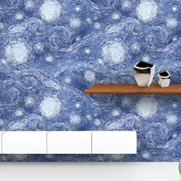 ArtzFolio Printed UV-Resistant Anti-Bacterial D Abstract Vincent Van Gogh Peel & Stick Wallpaper-image-49