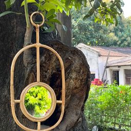 AJAARA Aadikrit Beige Round Mirrors-image-13