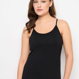 Clovia Cotton Solid Camisole-image-2
