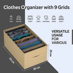 Kuber Industries Black Set of 6 Regular Drawer Organiser Organisers image 2