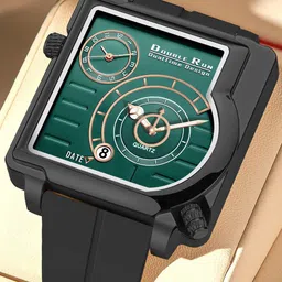 DOUBLERUN Unisex Dial & Bracelet Style Straps Analogue Watch H05N31051-29