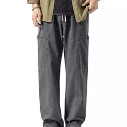 StyleCast Men Relaxed Fit Cotton Cargos Trousers-image-96