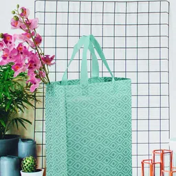 Kuber Industries Printed Structured Handheld Bag with Tasselled image 3