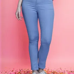 DressBerry Women Blue High-Rise Denim Jeans-image-98